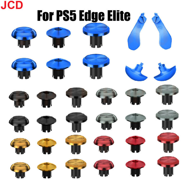 JCD 1set Original For PS5 Edge Elite Game Handle Controller Metal High and Low Rocker Cap Paddle Paddle Back Button Accessory