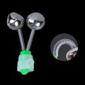 5/10pcs Fishing Bite Alarms Fishing Rod Bells Tip Clip Bells Ring Green ABS Fishing Accessory Outdoor Pole Fish Bites Indicators. 