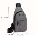 Adjustable Chest Bag Shoulder Bag For Both Men And Women, One Shoulder Diagonal Cross Shoulder Bag, Oxford Cloth Chest Bag. 