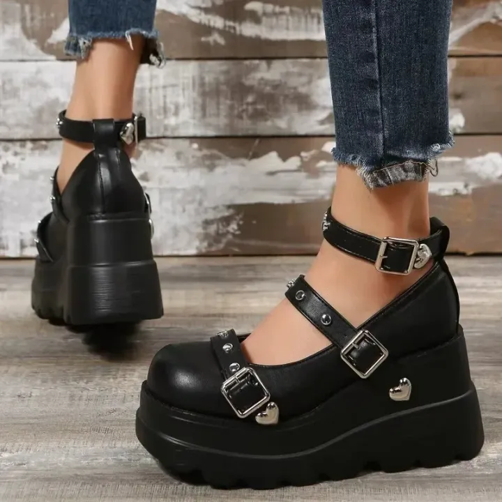 Women%20Pumps%20Mary%20Jane%20Super%20High%20Heel%20Platform%20Wedge%20Spring%20Ladies%20Sandals%20Belt%20Buckle%20Classic%20Sweet%20Punk%20Female%20Lolita%20Shoes%20-%20Image%204