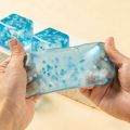 Squishy Snowflake Ice Cubes Slow Rising Sensory Fidget Toy Soft Ice Cubes Stress Relief Squeeze Toy Hand Exercise Calming Tool. 
