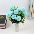 1PC 10 Layers of Simulated Flowers 7 Head Carnation Bouquet, Home Decoration for Weddings and Valentine's Day. 