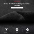 Winter Fleece Tees Compression Thermal Underwear Warm Mens Skiing Sports Tops Long Sleeve Solid Running T-Shirts. 