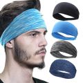 1-8PC sweatband for men women elastic sport hairbands head band yoga headbands headwear headwrap sports workout hair accessories.