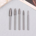 NEW 5/6PCS HSS Wood Carving Bit Set For Rotary Tools Precision Engraving Wood Carving, Root Carving, And Nuclear Carving. 