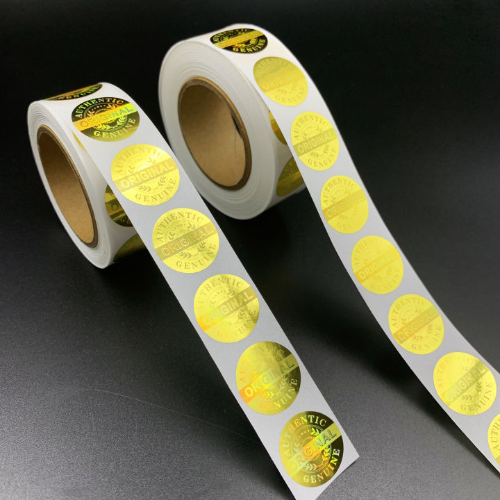 500pcs/1000pcs%20Rolled%20Gold%20VOID%20Authentic%20Tamper%20Proof%20Holographic%20Original%20Stickers%20for%20Commercial%20Business%20%20Package%20Box%20-%20Image%206