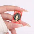 Creatively Art Poster Design Enamel Pins Custom MAKE ART NOT WAR Brooches Backpack Lapel Badges Funny Jewelry  for Friends. 