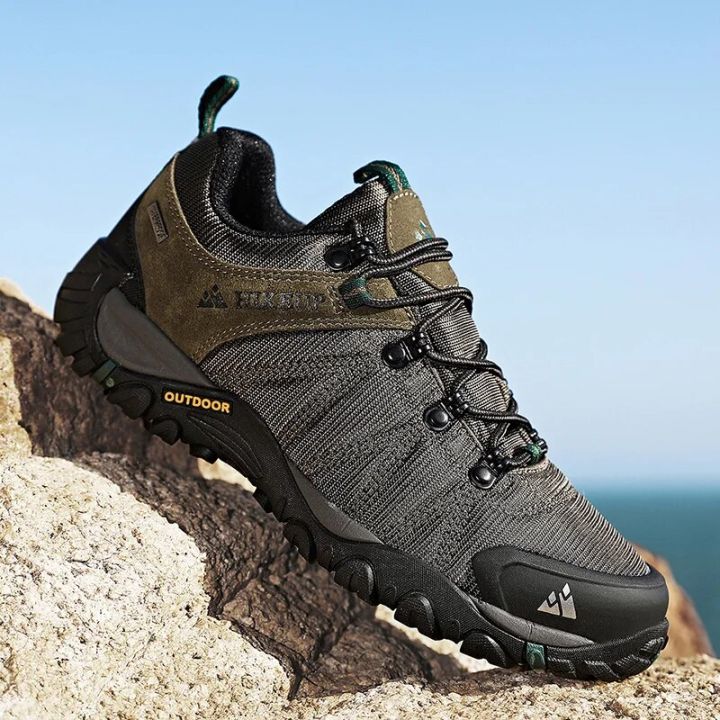 HIKEUP%20Four-Season%20Men's%20Hiking%20Shoes%20Outdoor%20Sports%20Genuine%20Leather%20Wear-Resistant%20Climbing%20Shoes%20Rubber%20Sole%20Trekking%20Sneaker%20-%20Image%204