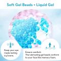 Cooling Eye Mask with Gel Bead Reusable Cold Compress Ice Pack Sleeping Eye Cooling Pads for After Eyelid Surgery Skin Care Tool. 