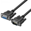 DB9 9Pin Serial RS232 Extension Cable Male Female 1.5m 3m 5m 10m Black OD5.0. 