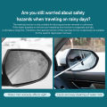 SEAMETAL Car Telescopic Rearview Mirror Squeegee Portable Rainy Glass Window Handheld Wiper Car Side Mirror Cleaning Tool. 