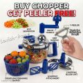 Hand Mixer Food Chopper, Manual Food Processor, Mixer Blender, Rotary Onion Chopper for Garlic, Salad, Salsa, Nuts. 