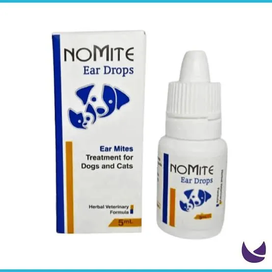 Nomite Nomite Ear Drops For Cats And Dogs- For The Treatment Of Ear Mites ...