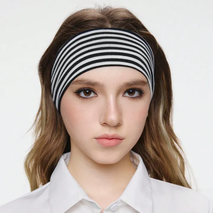3Pcs%20Black%20&%20White%20Polka%20Dot%20Striped%20Elastic%20Headbands%20For%20Women%20Soft%20Stretchy%20Hair%20Accessory%20For%20Yoga%20Fitness%20Travel%20Daily%20Life%20-%20Image%205