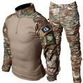 New Men's Camping Suit Airsoft Outdoor Hunting Clothes Paintball SWAT Assault Shirts Cargo Pants Men Army Multicam Uniforms. 