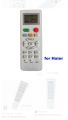 Haier Ac remote for all HP/HT MODLES. 
