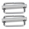 Slide Buckle 316 Stainless Steel Rectangle Adjustable Knurled Roller Belt Buckles Roller Buckle Adjustable Slide Buckle. 