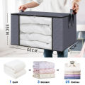 Large Capacity Clothes Storage Bag Foldable Blanket Storage Containers for Organizing Bedroom Closet. 