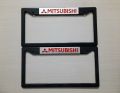 MITSUBISHI Premium Quality Car License Number Plate Frame - (2 Pis-1 Set). 