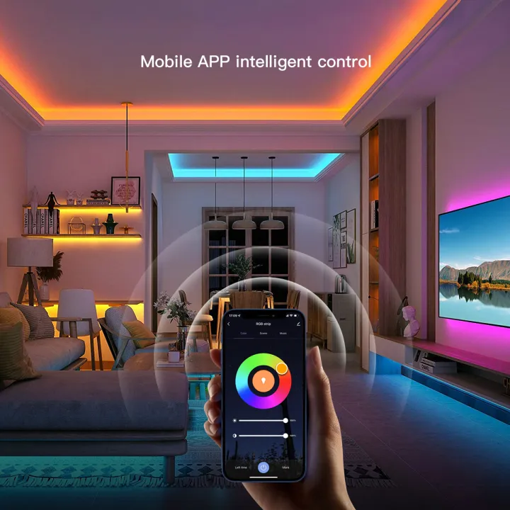 USB%205V%20TUYA%20Smart%20WiFi%20RGB%20LED%20Strip%20Controller%20WIFI%20LED%20Strip%20Dimmer%204pin%20Smartlife%20APP%205050SMD%202835SMD%20Work%20with%20Alexa%20%20-%20Image%205