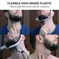 Beard Shaper Neckline Guide  - The Ultimate Neckline Beard Shaping Template - Beard Trimmer Tool - Lineup Stencil Kit Beard Line. 