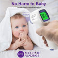 Non-Contact Forehead Thermometer 3-color Backlit Digital Display Thermometer Fever Measure Infrared Alarm Human Body Thermometer. 