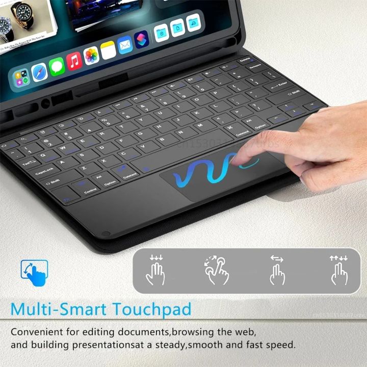 Magic%20Keyboard%20Tablet%20Case%20for%20Samsung%20Galaxy%20Tab%20S10%20FE+%20S10%20FE%20Plus%2013.1inch%20X620%20X626B%20S10%20FE%20X520%20X526%202025%20with%20Pencil%20Slot%20-%20Image%205
