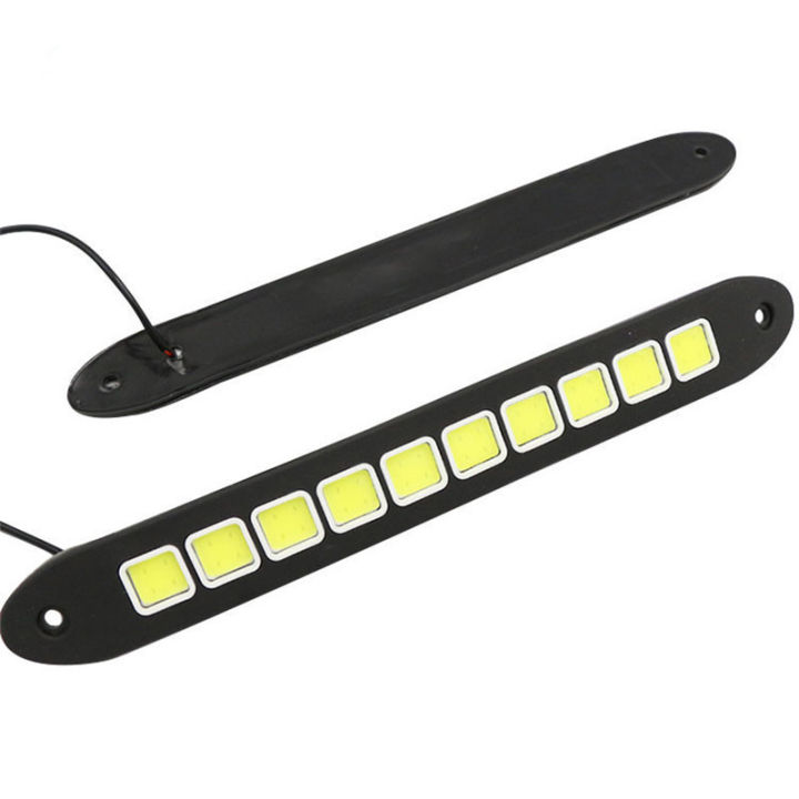 1/2pcs%20DRL%20COB%20Car%20LED%20Daytime%20Running%20Light%20White%20Waterproof%20Flexible%20Silicone%20Highlight%20Auto%20COB%20Lamp%20Car%20Exterior%20Accessories%20-%20Image%204