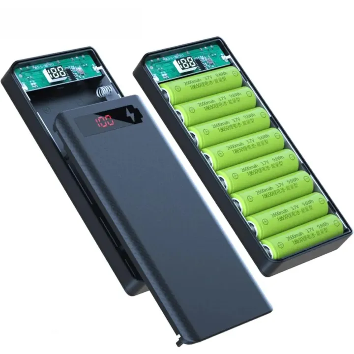 Dual USB Micro USB Type C Power Bank Shell 5V DIY Shell 18650 Holder ...