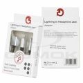 MAK TEC Lightning to 3.5mm 2 in 1 Earphone Audio Adapter without bluetooth compatible For iPhone Charger Cable Mobile Phone Aux Dual Jack Splitter Headphone & Fast Charging Connector Converter. 