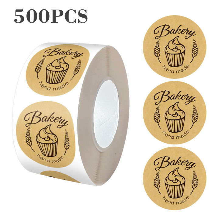 500pcs/Roll%20Baking%20Cake%20Pastry%20Decorative%20Stickers%20Handmade%20Dessert%20Kraft%20Paper%20Sealing%20Labels%20Thank%20You%20Gift%20Stickers%20for%20Get%20-%20Image%207