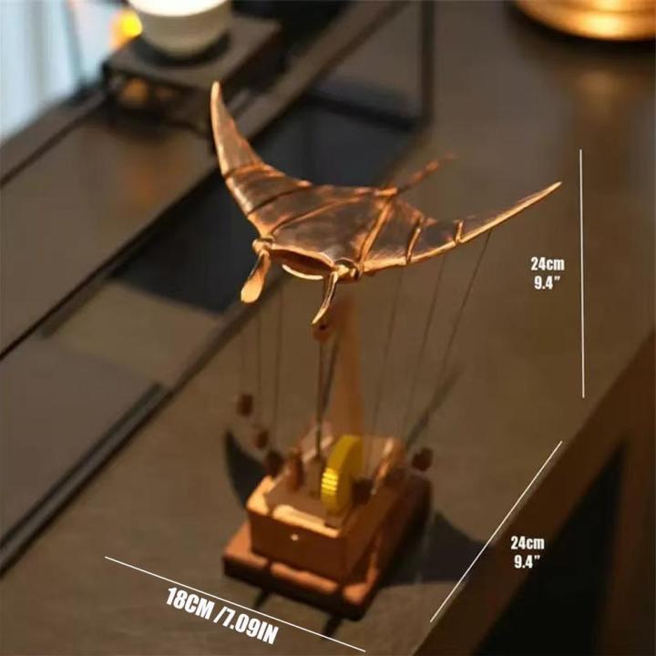 Handmade%20Wooden%20Motorized%20Manta%20Ray%20Figurine%20Precision%20Mechanical%20Transmission%20Ray%20Figurine%20Mechanical%20Artwork%20Ray%20Figurine%20-%20Image%206