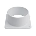 Air Vent Duct Connector Flange Straight Ventilation Pipe Plastic Ducting Tools Home Improvement Ventilation System Components. 