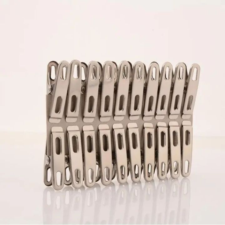 Stainless%20Steel%20Cloth%20Drying%20Clip-Silver%2020%20Piece%20Set%20-%20Hanger%20-%20cloth%20hanger%20-%20Image%208