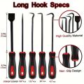 4/11pcs Car Pick Hook Set O Ring Oil Seal Screwdrivers Puller Remover O-Ring Seal Gasket Auto Repair Tools. 