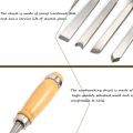 Wood Carving Tools, 12PCS Woodworking Carpentry Gouges Hand Chisel Tool with Wooden Handles and Storage Pouch for Beginners Hobbyists Professionals. 