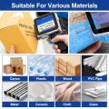 12.7mm Mini Inkjet Printer with Grips 28 Languages Coding Portable Machine for Plastic Text Label Batch Number Date Logo Print.