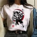 Japanese Anime T-shirt Demon Slayer Oversize Women Clothing Nezuko Kawaii Tees Tanjirou O-Neck Graphic Female Tshirt Manga Tops. 