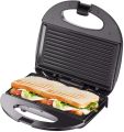 Electric Grill Machine-Sandwich Toaster and Panini Maker with Non-Stick Plates Stainless Steel 750W. 