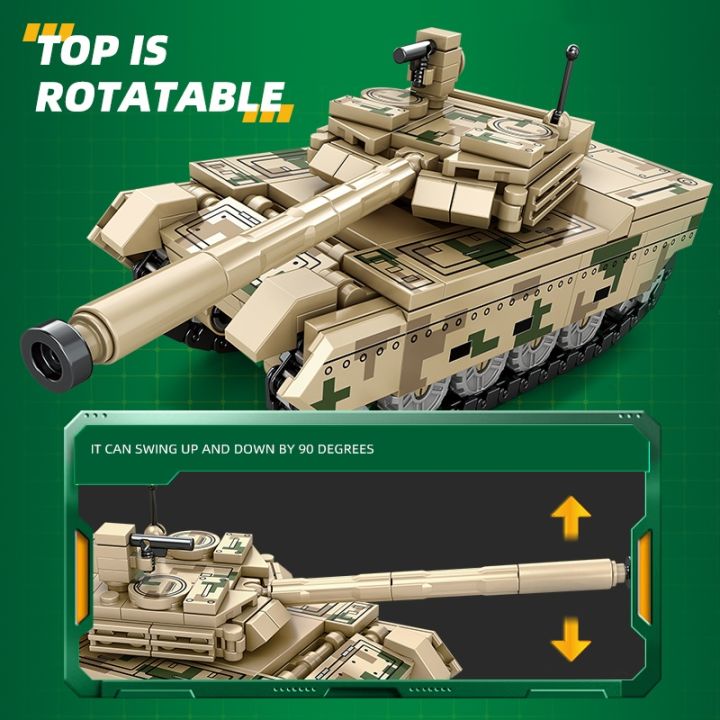 Tank Building Blocks Armored Vehicle Series Construction Bricks Tank ...