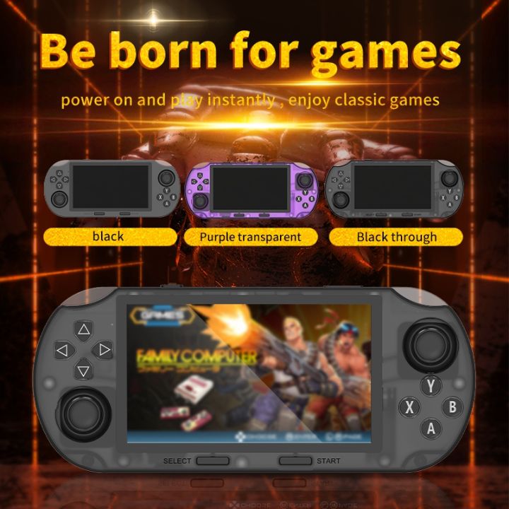 4.5-Inch IPS HD Screen Handheld Wireless Game Console SF3000HD With 1.2G Dual-Core Processor Large Battery Handheld Game Players