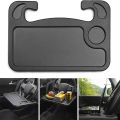 Steering Wheel Dining Food Tray for Car Driver and Passenger Car Table Desk Tray / Vehicle Seat Mount Laptop Desk. 