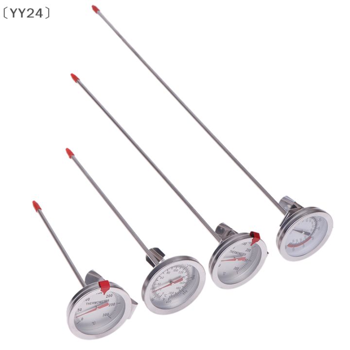〔YY24〕1 Pc Thermometer Kitchen Tools Probe Thermometer Milk Coffee Food Meat Gauge Stainless Steel Cooking Temperature Meter