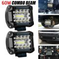 60W Offroad LED Work Light 12V Spot Flood Combo Pods For SUV ATV Truck Boats Car LED Headlights Fog Lamps Accessories. 