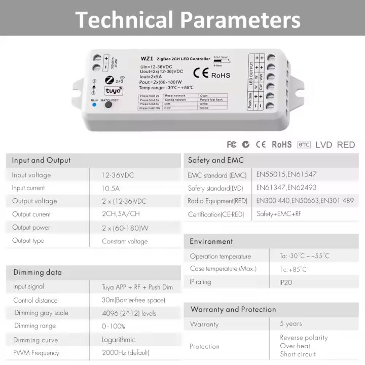 Zigbee%202CH%20LED%20Controller%20DC%2012V%2024V%20Smart%20Dimmer%20Match%20with10-Key%20CCT%20Wireless%20Remote%20for%20CCT%20LED%20Strip%20Works%20with%20Alexa%20%20-%20Image%205
