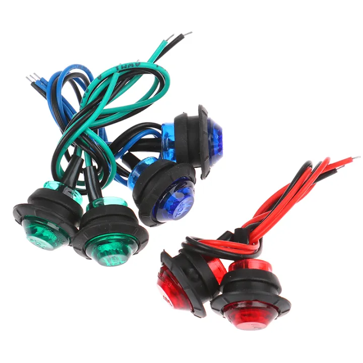 10Pcs%2012V%20Marine%20Boat%20Transom%20LED%20Stern%20Light%20Round%20White%20LED%20Tail%20Lamp%20Waterproof%20IP67%20Yacht%20Side%20Marker%20Courtesy%20Lights%20Blue%20-%20Image%204