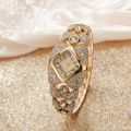 Fashionable Luxurious Ladies' Watch Luminous Diamond Studded Waterproof Bracelet Style Quartz Watch Reloj часы женские наручные.