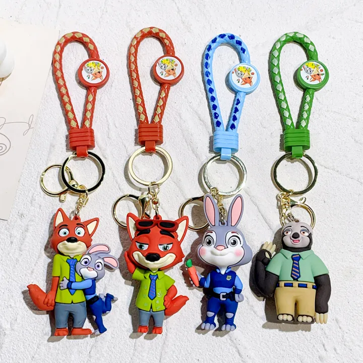 Zootopia%20Keychain%20Set%20Judy&%20Nick%20Wilde%20PVC%20Figure%20Keychain,%20Disney%20Movie%20Character%20Key%20Ring,%20Animal%20Cartoon%20Bag%20Charm%20%20-%20Image%207