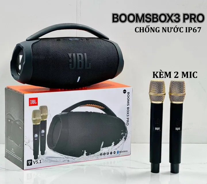 BOOMSBOX%203%20PRO%20portable%20Bluetooth%20speaker%20(%20with%202%20rechargeable%20wireless%20mic%20)%20-%20Image%208