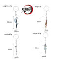 Anime Demon Slayer Sword Metal Keychain Kimetsu no Yaiba Kamado Tanjirou Nezuko Shinobu Weapon Pendant Keyring Cosplay Jewelry. 